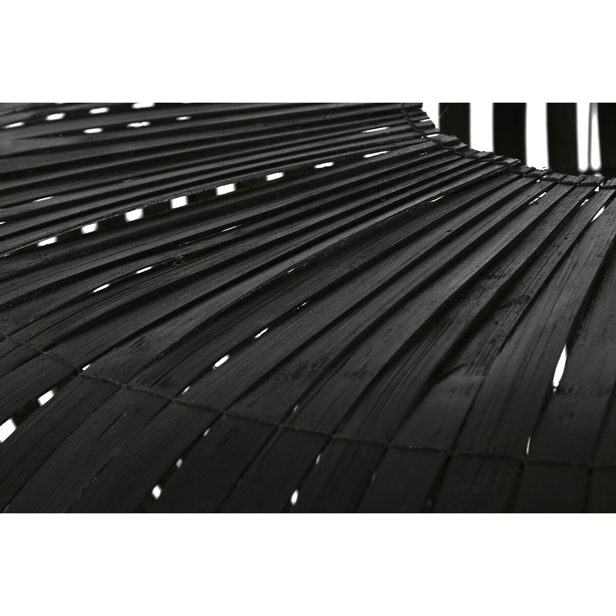 Abajur Home ESPRIT Preto Bambu 80 x 80 x 30 cm
